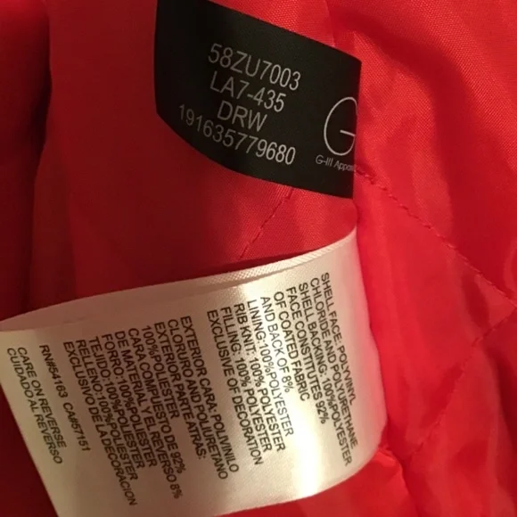 🔥🔥Vintage, chest =27, arm width 9, sleeves 26, shell polyvinyl, gorgeous 🔥 - Picture 8 of 9